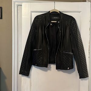 Kenneth Cole Faux Leather Jacket